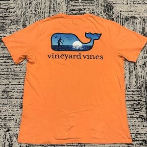 Vineyard Vines Sunset Orange Tee